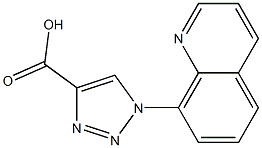 1-(quinolin-8-yl)-1H-1,2,3-triazole-4-carboxylic acid 구조식 이미지