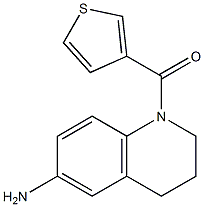 1-(thiophen-3-ylcarbonyl)-1,2,3,4-tetrahydroquinolin-6-amine 구조식 이미지