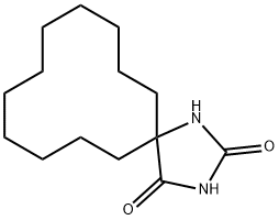 1,3-diazaspiro[4.11]hexadecane-2,4-dione Structure