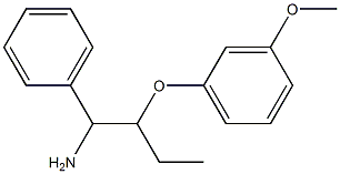 1-[(1-amino-1-phenylbutan-2-yl)oxy]-3-methoxybenzene Structure