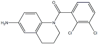 1-[(2,3-dichlorophenyl)carbonyl]-1,2,3,4-tetrahydroquinolin-6-amine 구조식 이미지