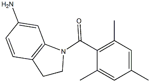 1-[(2,4,6-trimethylphenyl)carbonyl]-2,3-dihydro-1H-indol-6-amine 구조식 이미지