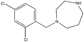 1-[(2,4-dichlorophenyl)methyl]-1,4-diazepane 구조식 이미지