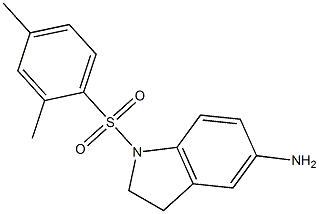 1-[(2,4-dimethylbenzene)sulfonyl]-2,3-dihydro-1H-indol-5-amine Structure