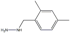 1-[(2,4-dimethylphenyl)methyl]hydrazine 구조식 이미지