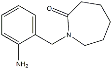 1-[(2-aminophenyl)methyl]azepan-2-one Structure