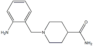 1-[(2-aminophenyl)methyl]piperidine-4-carboxamide 구조식 이미지