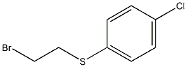 1-[(2-bromoethyl)thio]-4-chlorobenzene Structure