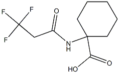 1-[(3,3,3-trifluoropropanoyl)amino]cyclohexanecarboxylic acid 구조식 이미지