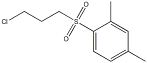 1-[(3-chloropropyl)sulfonyl]-2,4-dimethylbenzene Structure