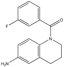1-[(3-fluorophenyl)carbonyl]-1,2,3,4-tetrahydroquinolin-6-amine Structure