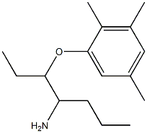 1-[(4-aminoheptan-3-yl)oxy]-2,3,5-trimethylbenzene 구조식 이미지