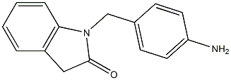 1-[(4-aminophenyl)methyl]-2,3-dihydro-1H-indol-2-one 구조식 이미지