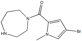 1-[(4-bromo-1-methyl-1H-pyrrol-2-yl)carbonyl]-1,4-diazepane Structure