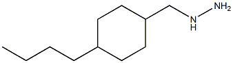 1-[(4-butylcyclohexyl)methyl]hydrazine 구조식 이미지