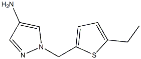 1-[(5-ethylthiophen-2-yl)methyl]-1H-pyrazol-4-amine 구조식 이미지