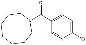 1-[(6-chloropyridin-3-yl)carbonyl]azocane Structure