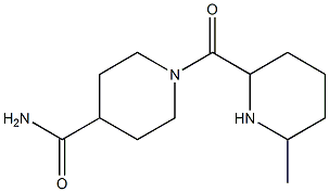 1-[(6-methylpiperidin-2-yl)carbonyl]piperidine-4-carboxamide Structure
