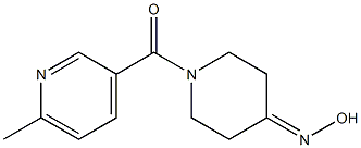 1-[(6-methylpyridin-3-yl)carbonyl]piperidin-4-one oxime 구조식 이미지