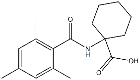 1-[(mesitylcarbonyl)amino]cyclohexanecarboxylic acid 구조식 이미지