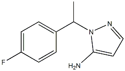 1-[1-(4-fluorophenyl)ethyl]-1H-pyrazol-5-amine Structure