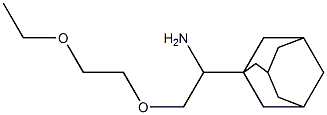 1-[1-amino-2-(2-ethoxyethoxy)ethyl]adamantane Structure