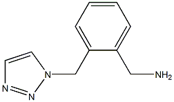 1-[2-(1H-1,2,3-triazol-1-ylmethyl)phenyl]methanamine 구조식 이미지