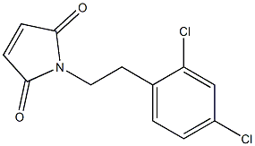 1-[2-(2,4-dichlorophenyl)ethyl]-2,5-dihydro-1H-pyrrole-2,5-dione Structure