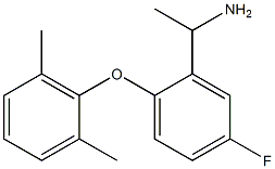 1-[2-(2,6-dimethylphenoxy)-5-fluorophenyl]ethan-1-amine 구조식 이미지