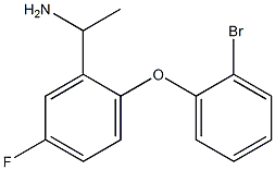 1-[2-(2-bromophenoxy)-5-fluorophenyl]ethan-1-amine Structure