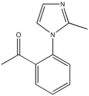 1-[2-(2-methyl-1H-imidazol-1-yl)phenyl]ethan-1-one Structure