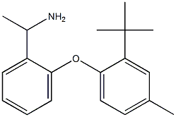 1-[2-(2-tert-butyl-4-methylphenoxy)phenyl]ethan-1-amine 구조식 이미지