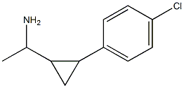 1-[2-(4-chlorophenyl)cyclopropyl]ethan-1-amine Structure
