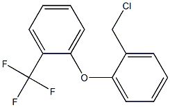 1-[2-(chloromethyl)phenoxy]-2-(trifluoromethyl)benzene Structure