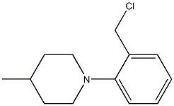 1-[2-(chloromethyl)phenyl]-4-methylpiperidine Structure