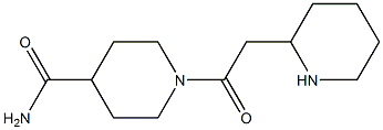 1-[2-(piperidin-2-yl)acetyl]piperidine-4-carboxamide 구조식 이미지