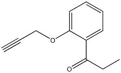 1-[2-(prop-2-ynyloxy)phenyl]propan-1-one Structure