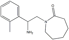 1-[2-amino-2-(2-methylphenyl)ethyl]azepan-2-one 구조식 이미지