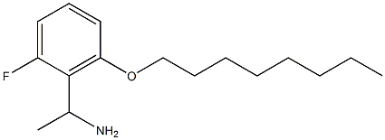 1-[2-fluoro-6-(octyloxy)phenyl]ethan-1-amine Structure