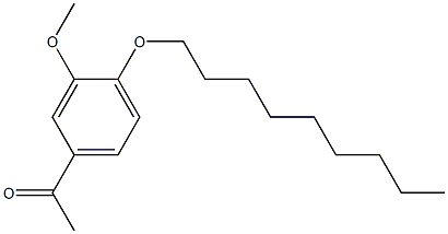 1-[3-methoxy-4-(nonyloxy)phenyl]ethan-1-one Structure