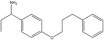 1-[4-(3-phenylpropoxy)phenyl]propan-1-amine Structure