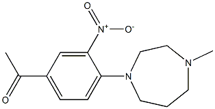 1-[4-(4-methyl-1,4-diazepan-1-yl)-3-nitrophenyl]ethan-1-one Structure