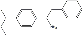 1-[4-(butan-2-yl)phenyl]-2-phenylethan-1-amine Structure