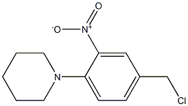 1-[4-(chloromethyl)-2-nitrophenyl]piperidine 구조식 이미지