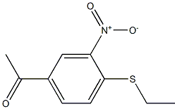 1-[4-(ethylsulfanyl)-3-nitrophenyl]ethan-1-one Structure