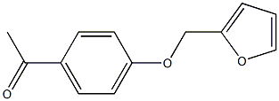 1-[4-(furan-2-ylmethoxy)phenyl]ethan-1-one 구조식 이미지