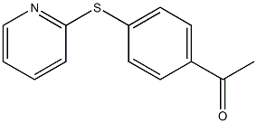 1-[4-(pyridin-2-ylsulfanyl)phenyl]ethan-1-one 구조식 이미지