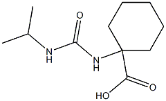 1-{[(isopropylamino)carbonyl]amino}cyclohexanecarboxylic acid 구조식 이미지