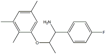 1-{[1-amino-1-(4-fluorophenyl)propan-2-yl]oxy}-2,3,5-trimethylbenzene Structure