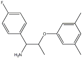 1-{[1-amino-1-(4-fluorophenyl)propan-2-yl]oxy}-3,5-dimethylbenzene Structure